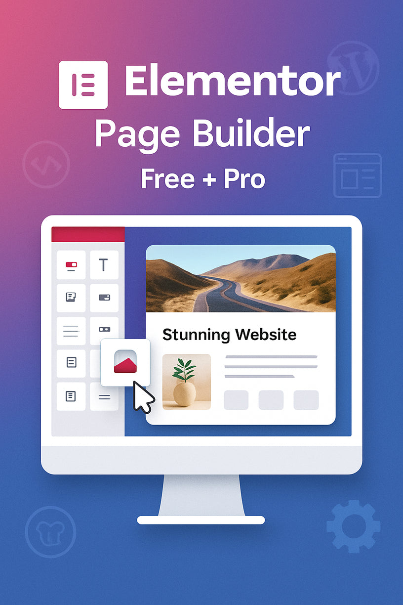 🏗️ Elementor Page Builder (Free + Pro) – Design Stunning WordPress Websites with Ease