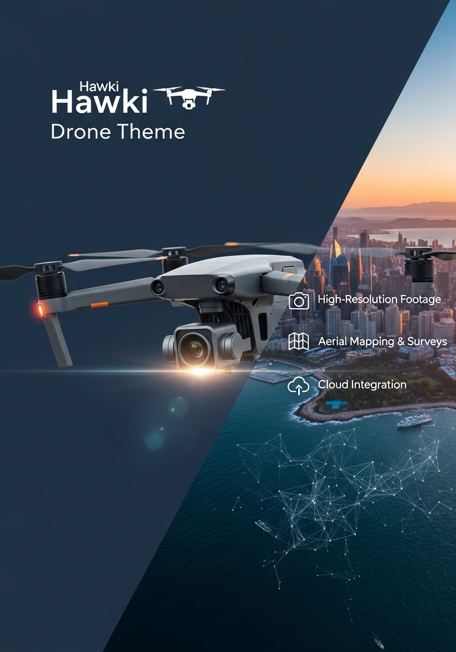 Hawki – Drone Shopify Theme | Single Product eCommerce Store Design