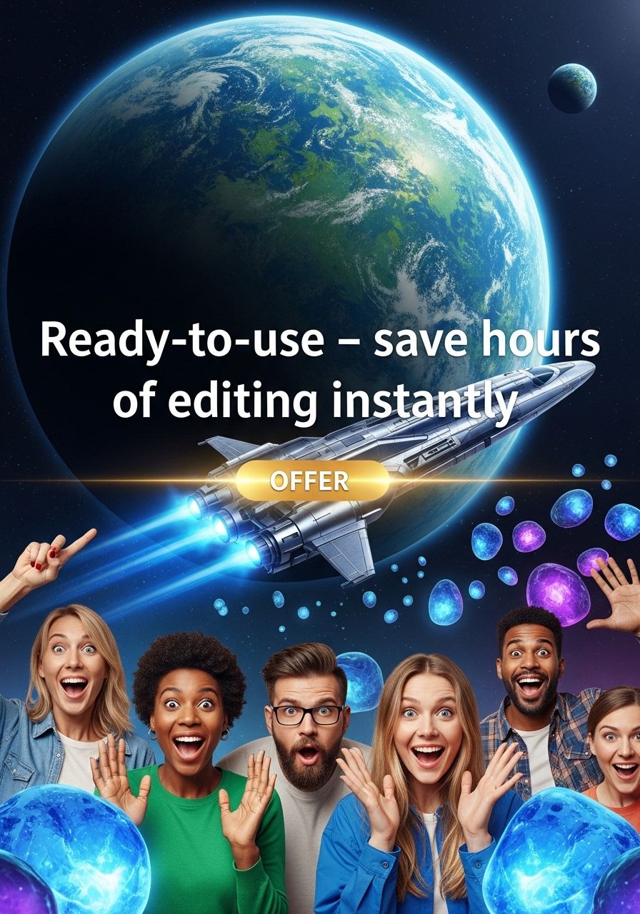 🚀 Klyr Space Reel Pack – Epic Cosmic Visuals for Creators & Brands