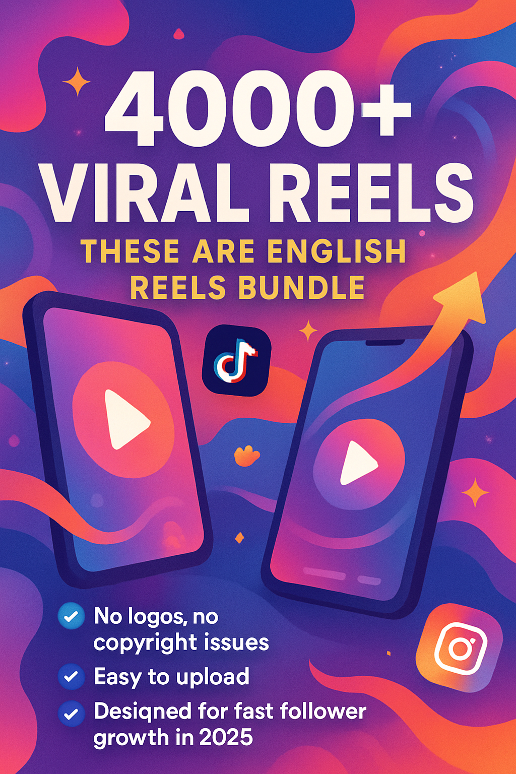 4000+ Viral Reels Bundle | Instagram & TikTok Ready | No Logos, No Copyright